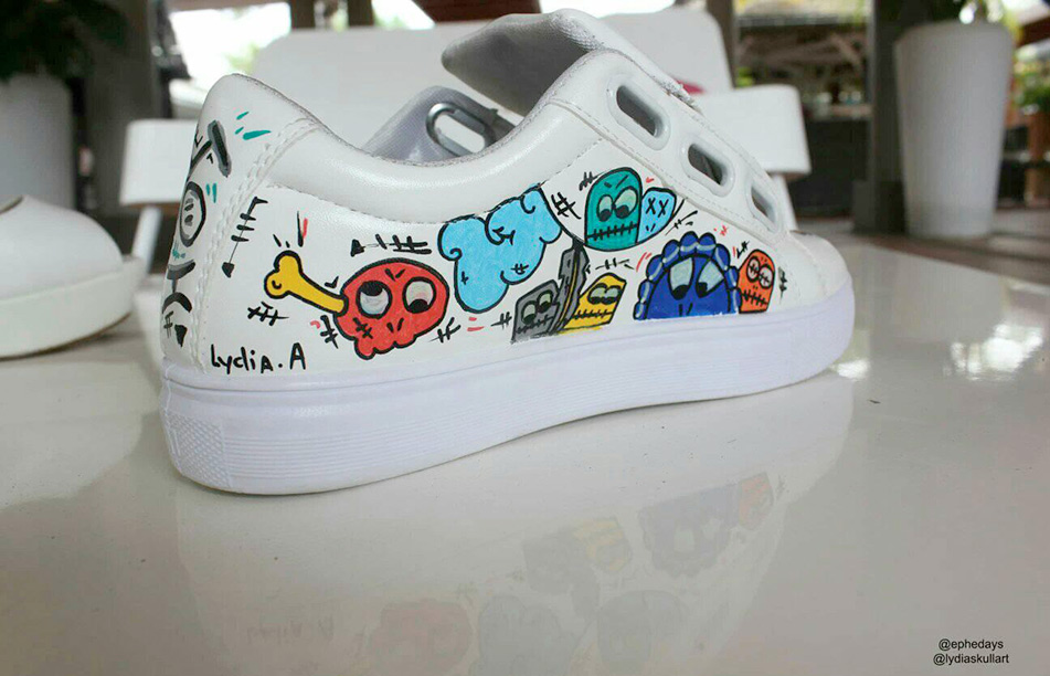 Sneaker customisée (La Réunion)