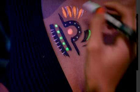 Tattoo fluo